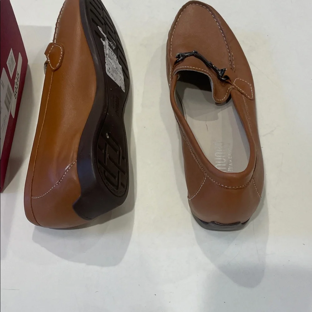 Munro Kimi Luggage Tan Leather Shoes - Picture 2 of 4
